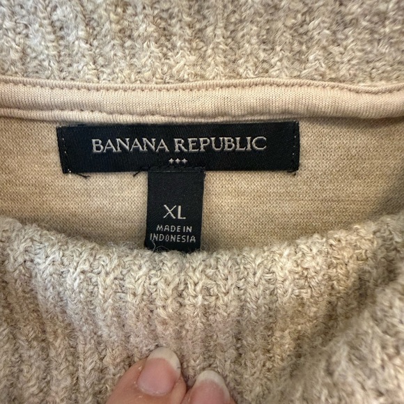 Banana Republic Women's Beige Cowl Neck Sweater - Picture 3 of 3